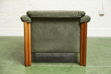Load image into Gallery viewer, Danish Modern Checker Olive Club Chair
