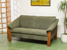 Load image into Gallery viewer, Danish Teak Lounge Checker Sofa
