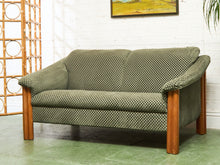 Load image into Gallery viewer, Danish Teak Lounge Checker Sofa
