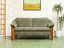 Load image into Gallery viewer, Danish Teak Lounge Checker Sofa
