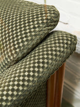 Load image into Gallery viewer, Danish Teak Lounge Checker Sofa
