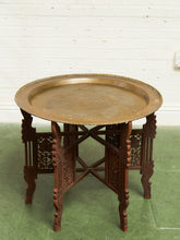 Load image into Gallery viewer, Persian Vintage Brass Top Coffee Table
