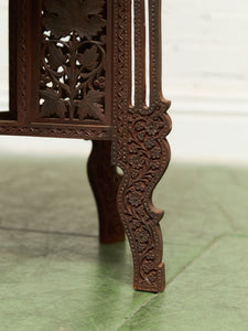 Persian Vintage Brass Top Coffee Table