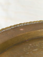 Load image into Gallery viewer, Persian Vintage Brass Top Coffee Table

