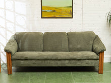 Load image into Gallery viewer, Large Danish Teak Lounge Checker Sofa
