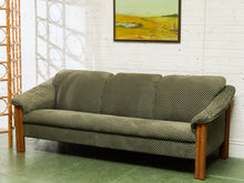 Load image into Gallery viewer, Large Danish Teak Lounge Checker Sofa
