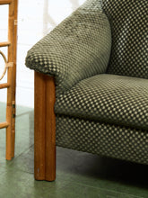 Load image into Gallery viewer, Large Danish Teak Lounge Checker Sofa
