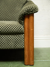 Load image into Gallery viewer, Large Danish Teak Lounge Checker Sofa
