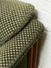 Load image into Gallery viewer, Large Danish Teak Lounge Checker Sofa
