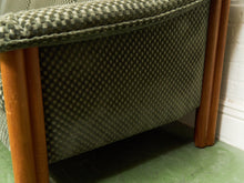 Load image into Gallery viewer, Large Danish Teak Lounge Checker Sofa
