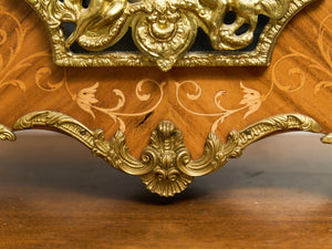 Franz Hermle & Sons Marquetry Clock Mantel for Tiffany and Co.