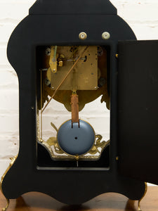 Franz Hermle & Sons Marquetry Clock Mantel for Tiffany and Co.