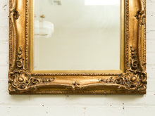 Load image into Gallery viewer, Ornate Gold Rectangle French Mirror
