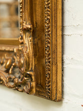 Load image into Gallery viewer, Ornate Gold Rectangle French Mirror
