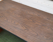 Load image into Gallery viewer, Walnut Executive Desk with Formica Top as Found
