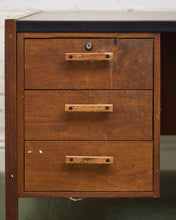 Load image into Gallery viewer, Walnut Executive Desk with Formica Top as Found
