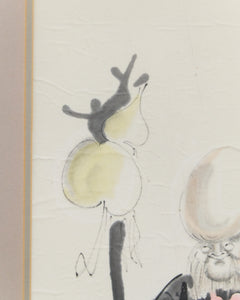 Painting of Hotei, A deity in Japanese