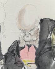Load image into Gallery viewer, Painting of Hotei, A deity in Japanese
