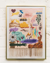 Load image into Gallery viewer, Dreamscape in Thread and Color Print
