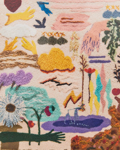 Dreamscape in Thread and Color Print