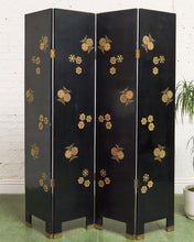 Load image into Gallery viewer, Japanese Golden Geisha Screen Room Divider
