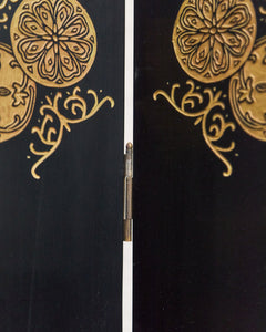 Japanese Golden Geisha Screen Room Divider