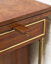 Load image into Gallery viewer, Mid-Century Modern Burl Wood Bar Cart by Weiman
