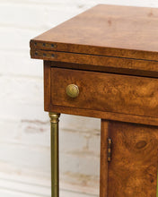 Load image into Gallery viewer, Mid-Century Modern Burl Wood Bar Cart by Weiman
