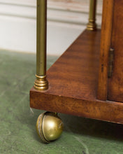 Load image into Gallery viewer, Mid-Century Modern Burl Wood Bar Cart by Weiman
