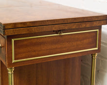 Load image into Gallery viewer, Mid-Century Modern Burl Wood Bar Cart by Weiman
