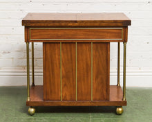 Load image into Gallery viewer, Mid-Century Modern Burl Wood Bar Cart by Weiman
