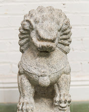 Load image into Gallery viewer, Vintage Chinese Granite Carved Foo Dog Garden Statue
