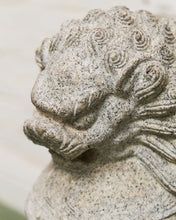 Load image into Gallery viewer, Vintage Chinese Granite Carved Foo Dog Garden Statue
