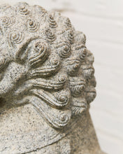 Load image into Gallery viewer, Vintage Chinese Granite Carved Foo Dog Garden Statue

