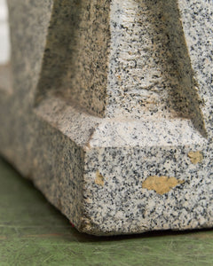 Vintage Chinese Granite Carved Foo Dog Garden Statue