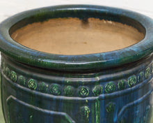 Load image into Gallery viewer, Large Chinese Turquoise-Glazed Jardinière, Ming Dynasty Planter
