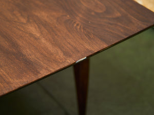 Walnut Rustic Mid Century Coffee Table