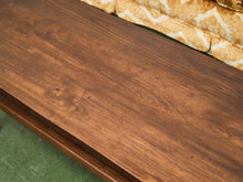 Load image into Gallery viewer, Walnut Rustic Mid Century Coffee Table
