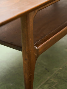 Walnut Rustic Mid Century Coffee Table
