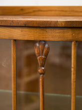 Load image into Gallery viewer, 1930s Bow Fronted Glazed Display Cabinet In Mahogany
