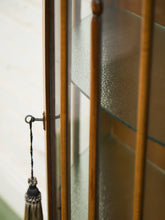 Load image into Gallery viewer, 1930s Bow Fronted Glazed Display Cabinet In Mahogany
