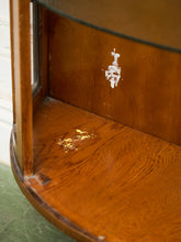 Load image into Gallery viewer, 1930s Bow Fronted Glazed Display Cabinet In Mahogany
