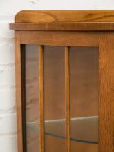 Load image into Gallery viewer, 1930s Bow Fronted Glazed Display Cabinet In Mahogany
