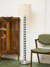 Load image into Gallery viewer, Beaded Chrome Lamp
