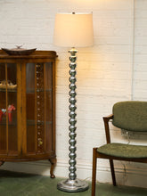 Load image into Gallery viewer, Beaded Chrome Lamp
