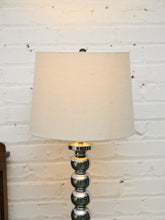 Load image into Gallery viewer, Beaded Chrome Lamp
