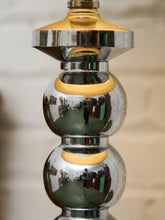 Load image into Gallery viewer, Beaded Chrome Lamp
