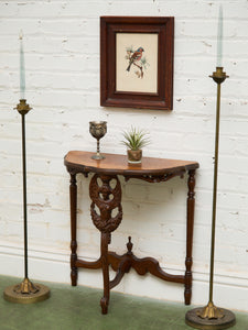 Angel Motif Mahogany Table
