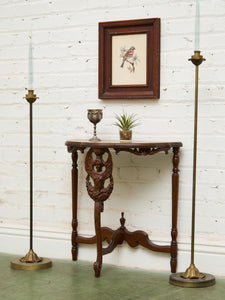 Angel Motif Mahogany Table