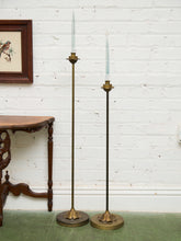 Load image into Gallery viewer, Antique Metal Candlesticks
